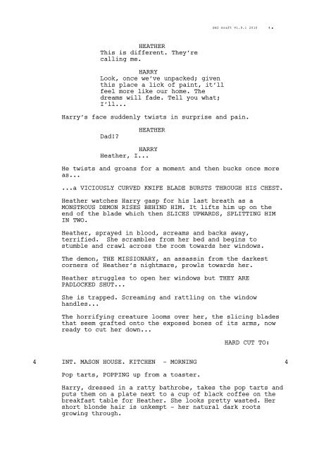 Revelation Original Script - Silent Hill: Lost Memories