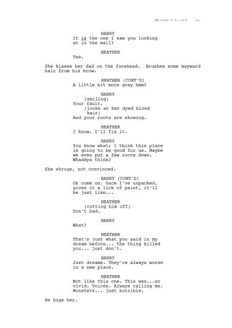 Revelation Original Script - Silent Hill: Lost Memories