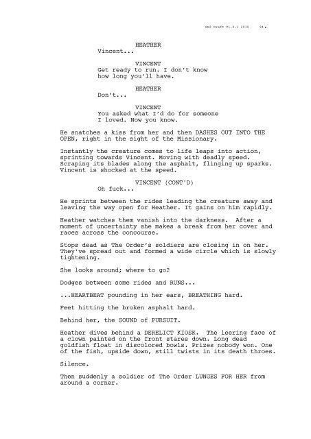 Revelation Original Script - Silent Hill: Lost Memories