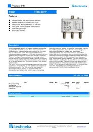 Product Info FISO TRIS-307P - Technetix.pl