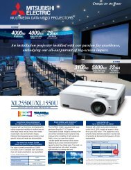 XL1550/XL2550U Classroom Projector - AVsuperstore.com