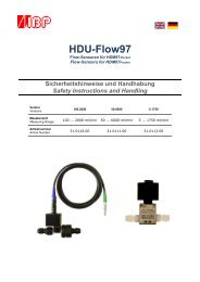 HDU-Flow97 - IBP Medical