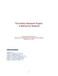 The History Research Project - The Loomis Chaffee School