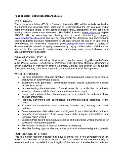 RESEARCH FELLOW RESEARCH ASSOCIATE POSTDOCTER visual data 7