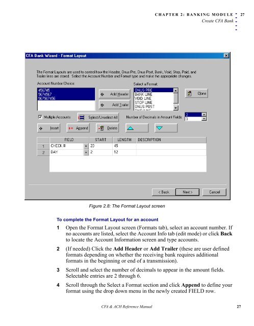 Create CFA Bank - Bottomline Technologies