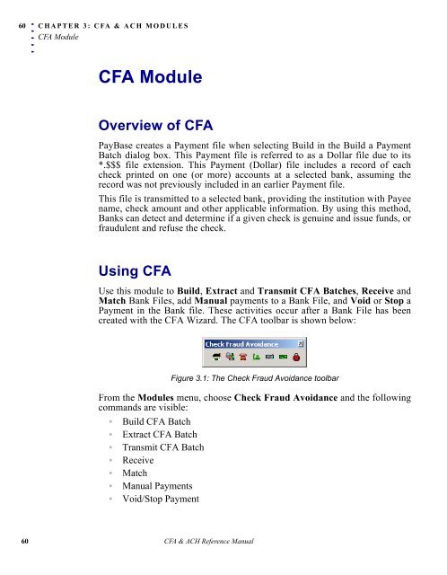 Create CFA Bank - Bottomline Technologies