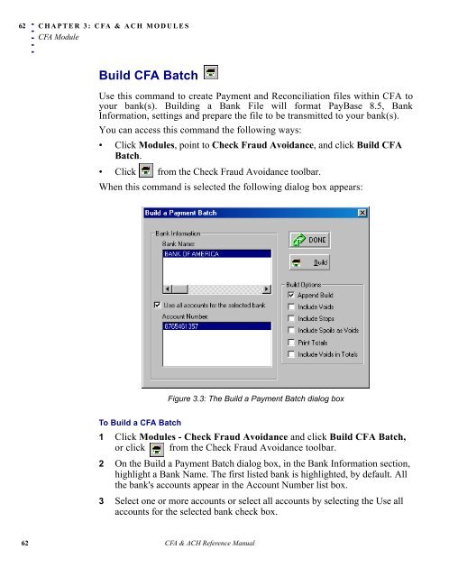 Create CFA Bank - Bottomline Technologies