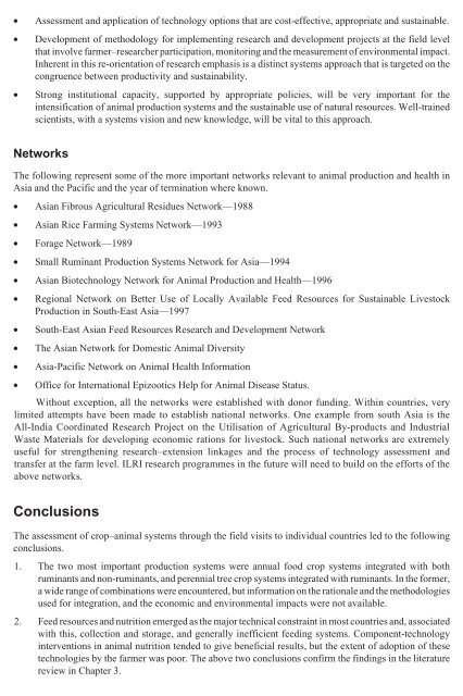 Improvement of Livestock Production in Crop-Animal Systems in ...