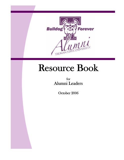 Resource Book - Alumni - Truman State University