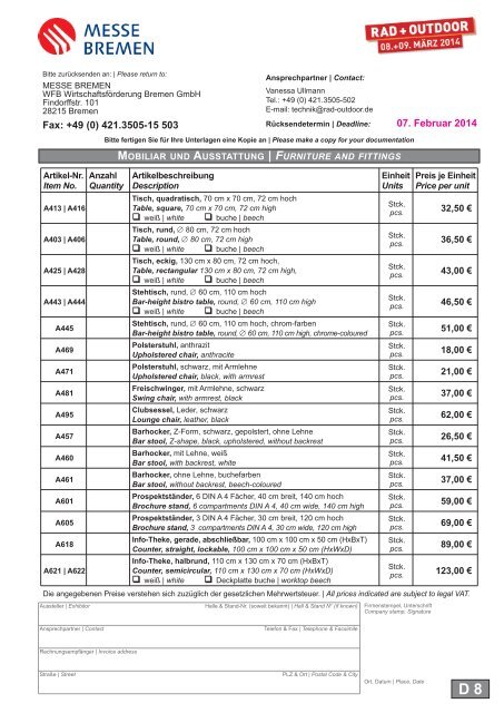 Download Service-Handbuch RAD + OUTDOOR 2014