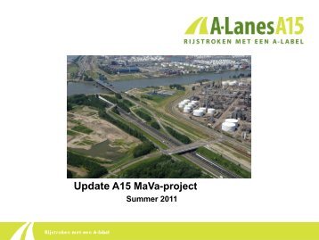 Presentation update A15 project - Port of Rotterdam