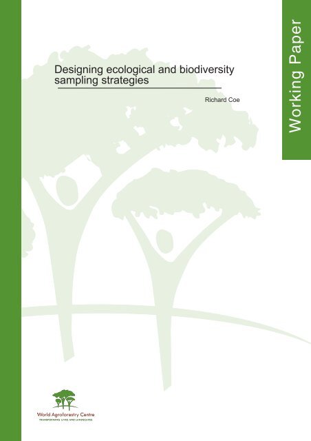 Designing ecological and biodiversity sampling strategies