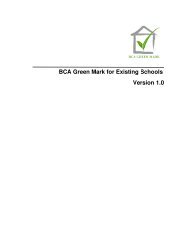 BCA Green Mark for Existing Schools Version 1.0 - Building ...