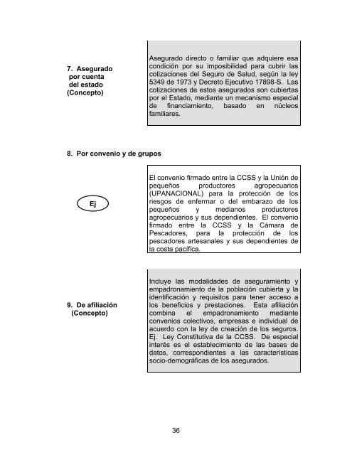 Fundamentos conceptuales y operativos del sistema ... - CENDEISSS