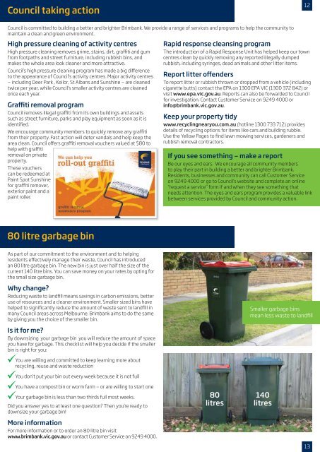 2013 Waste Guide - Brimbank City Council