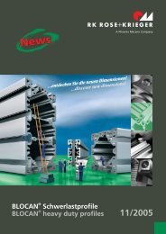 Datenblatt RK Schwerlast-Profile - AVS Phoenix Mecano