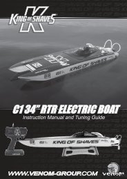 Manual - Atomik RC King Of Shaves Electric Boat - HRC Distribution