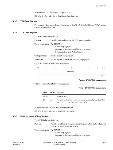 ARM Cortex-A15 MPCore Processor Technical Reference Manual