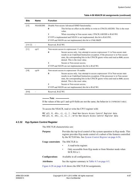 ARM Cortex-A15 MPCore Processor Technical Reference Manual