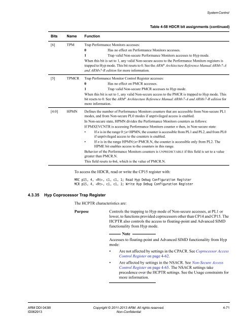 ARM Cortex-A15 MPCore Processor Technical Reference Manual