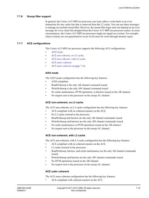 ARM Cortex-A15 MPCore Processor Technical Reference Manual