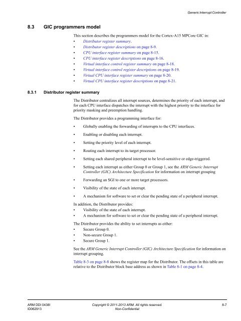 ARM Cortex-A15 MPCore Processor Technical Reference Manual