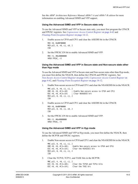 ARM Cortex-A15 MPCore Processor Technical Reference Manual