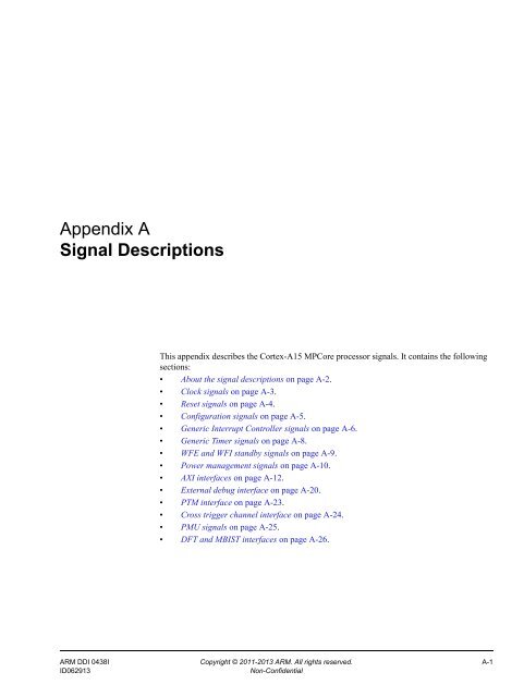 ARM Cortex-A15 MPCore Processor Technical Reference Manual