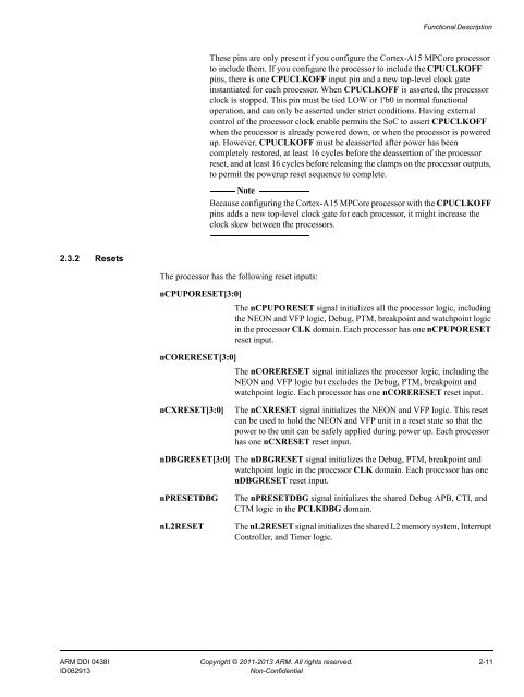 ARM Cortex-A15 MPCore Processor Technical Reference Manual