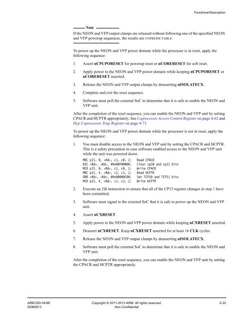 ARM Cortex-A15 MPCore Processor Technical Reference Manual