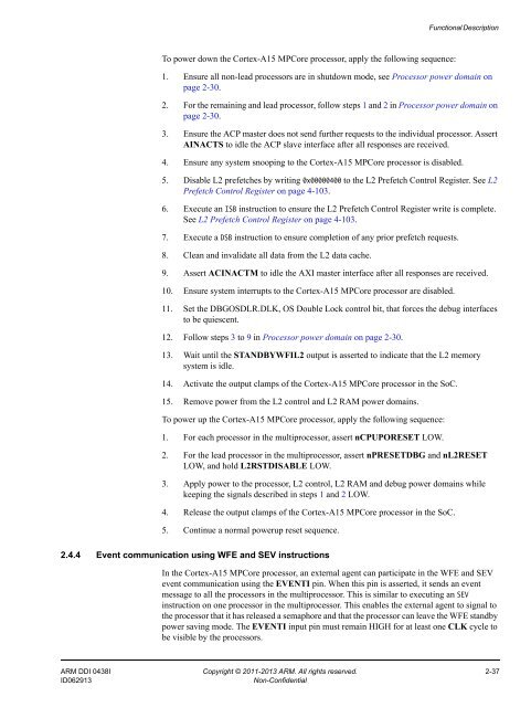 ARM Cortex-A15 MPCore Processor Technical Reference Manual