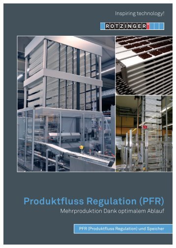 Produktfluss Regulation (PFR), PDF 2.0 MB - Rotzinger