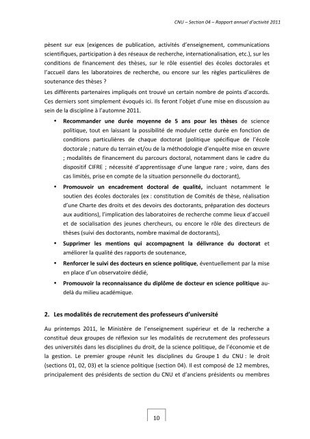 Rapport d'activitÃ© 2011 - Le portail web de la science politique