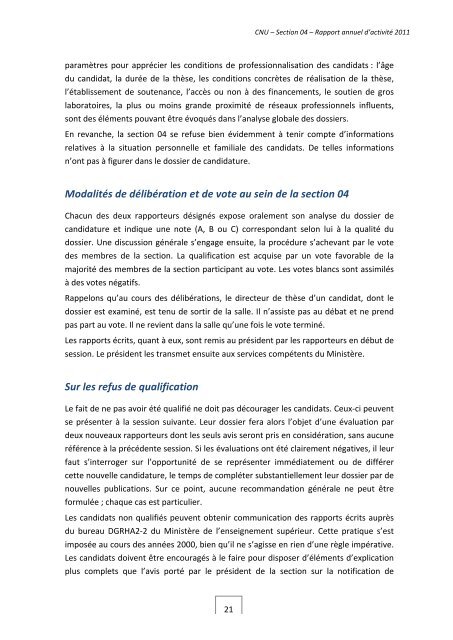 Rapport d'activitÃ© 2011 - Le portail web de la science politique