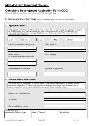 Complying Development Certificate - Mid Western Regional Council