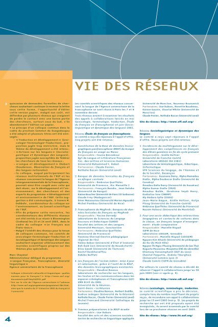 8Ã¨me annÃ©e, 1er trimestre - Le franÃ§ais Ã  l'universitÃ© - AUF