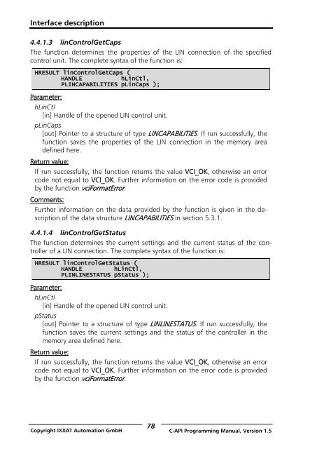 VCI - Virtual CAN Interface - Ixxat