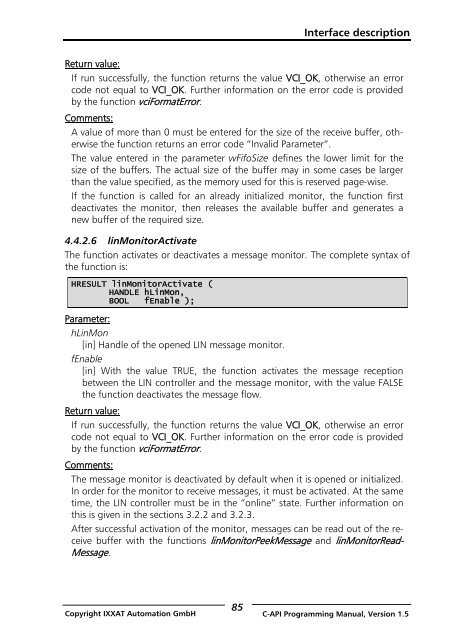 VCI - Virtual CAN Interface - Ixxat