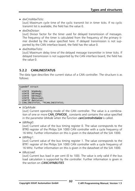 VCI - Virtual CAN Interface - Ixxat