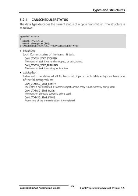 VCI - Virtual CAN Interface - Ixxat