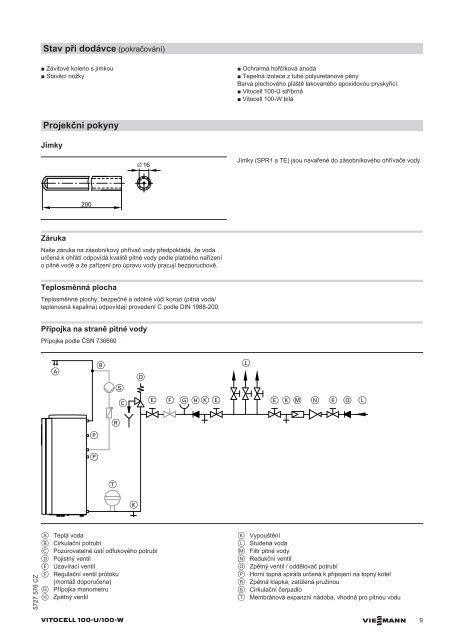 10.2 Vitocell 100-U, typ CVU ZÃ¡sobnÃ­kovÃ½ ohÅÃ­vaÄ vody ... - Viessmann