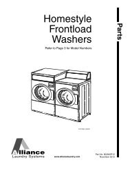 Homestyle Frontload Washer Parts Manual - UniMac