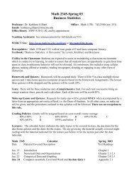 Syllabus PDF File - Texas Tech University