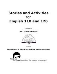 Stories and Activities for English 110 and 120 - National Adult ...