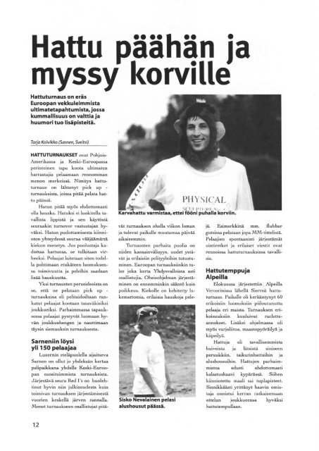 Frisbari 3/1999 - Ultimate.fi