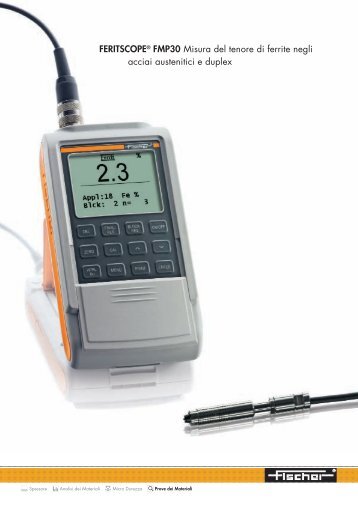 feritscope® fmp30 - Fischer Technology, Inc.