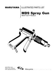 MD9 Spray Gun - Maruyama