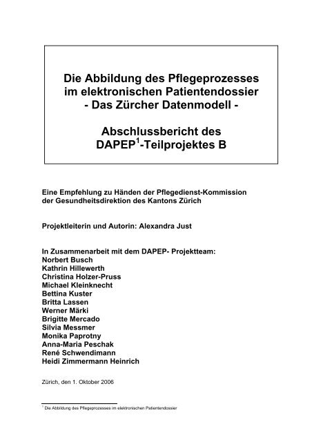 dapep - Netzwerk Pflegediagnosen