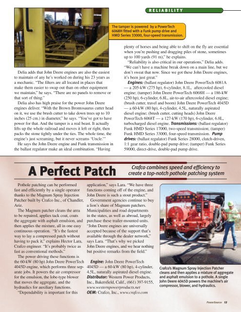 A Publication of John Deere Power Systems - John Deere Industrial ...