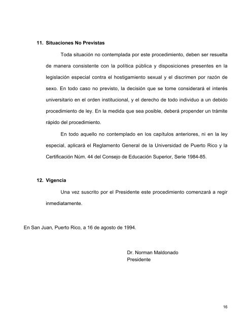 16 de agosto de 1994 CARTA CIRCULAR NÃM. 95-03 A ... - UPRM